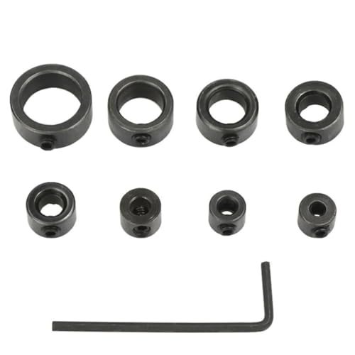 Bohrersuchgerät For Die Holzbearbeitung – 8 Stück/Set 3–16 Mm Bohrer-Tiefenanschlagringe For Präzises Holzbohren Bohrersuchgerät For Die Holzbearbeitung – 8 Stück/Set 3–16 Mm Bohrer-Tiefenanschlagringe For Präzises Holzbohren von TYDHGSE