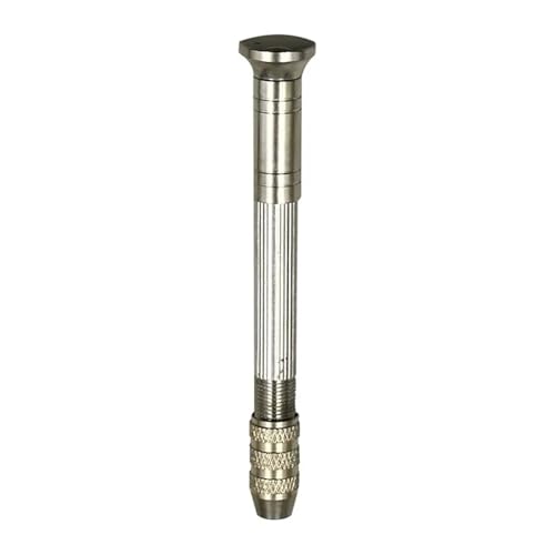Mikro-Aluminium-Handbohrmaschine Mit Schnellspannbohrfutter HSS-Stahl-Spiralbohrer Holzbearbeitungsbohren Rotationswerkzeuge Handbohrmaschine Handbuch(White Single) von TYDHGSE