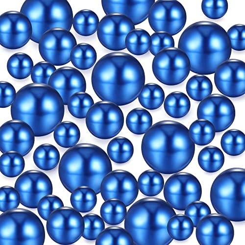 TYEQWT Schwimmende Perlen, 150Pcs Kunstperlen, Floating Pearls, Schwimmende Perlen für Vasenfüller,Perlen Ohne Loch,Kunststoffperlen für Vasen DIY-Basteln Karneval Fasching Deko,8/14/20mm (Saphirblau) TYEQWT Schwimmende Perlen, 150Pcs Kunstperlen, Floating Pearls, Schwimmende Perlen für Vasenfüller,Perlen Ohne Loch,Kunststoffperlen für Vasen DIY-Basteln Karneval Fasching Deko,8/14/20mm (Saphirblau) von TYEQWT