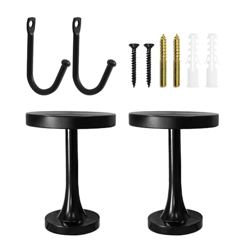 TYFGRT 1 Paar Vorhanghaken Und 2 Stück Wandhaken, Vorhangbefestigungen, Vorhangmetallhaken, Vorhangzubehör, Multifunktionshaken TYFGRT 1 Paar Vorhanghaken Und 2 Stück Wandhaken, Vorhangbefestigungen, Vorhangmetallhaken, Vorhangzubehör, Multifunktionshaken von TYFGRT