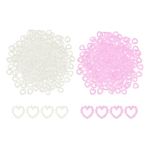 TYFGRT 100 Hohle Herzen, Herzförmige Perlendekoration, Hochzeitstischdekoration, DIY Hochzeitskartendekoration, Kreative Perlendekoration A TYFGRT 100 Hohle Herzen, Herzförmige Perlendekoration, Hochzeitstischdekoration, DIY Hochzeitskartendekoration, Kreative Perlendekoration A von TYFGRT