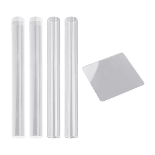 TYFGRT 2 Stück Hohle Tonstäbe, 2 Stück Massive Tonstäbe Und 1 Stück Tonplatte, Tonwerkzeug-Set, Handgefertigte DIY-Werkzeuge, Acryl-Tonwerkzeuge TYFGRT 2 Stück Hohle Tonstäbe, 2 Stück Massive Tonstäbe Und 1 Stück Tonplatte, Tonwerkzeug-Set, Handgefertigte DIY-Werkzeuge, Acryl-Tonwerkzeuge von TYFGRT