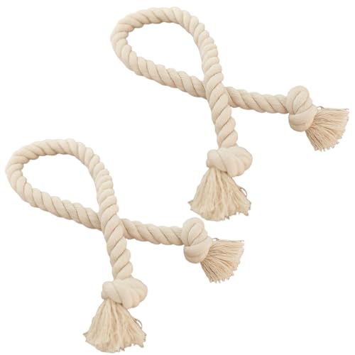 TYFGRT 4 Stück Vorhang-Baumwollbinder, Vorhangseilschnallen, Vorhangbefestigungsbinder, Vorhangzubehör, Handgewebte Vorhangbinder TYFGRT 4 Stück Vorhang-Baumwollbinder, Vorhangseilschnallen, Vorhangbefestigungsbinder, Vorhangzubehör, Handgewebte Vorhangbinder von TYFGRT