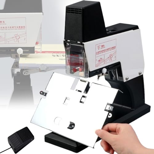 Automatische Sattelbindermaschine, Für 23/6, 23/8, 24/6, 24/8 Heftklammern Mit Fußpedal, 50 Blatt Kapazität, 9-Gang Automatische Bindemaschine, Desktop Hefter, Für Polster, Tischlerei, Heimwerken Automatische Sattelbindermaschine, Für 23/6, 23/8, 24/6, 24/8 Heftklammern Mit Fußpedal, 50 Blatt Kapazität, 9-Gang Automatische Bindemaschine, Desktop Hefter, Für Polster, Tischlerei, Heimwerken von TYH