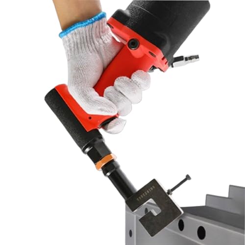 Pneumatischer Locher mit Griff, 3,2–13 mm industrielle Blechstanzpistole, Rundlochstanzmaschine aus Metalleisenplatte, für Türen und Fenster Pneumatischer Locher mit Griff, 3,2–13 mm industrielle Blechstanzpistole, Rundlochstanzmaschine aus Metalleisenplatte, für Türen und Fenster von TYH