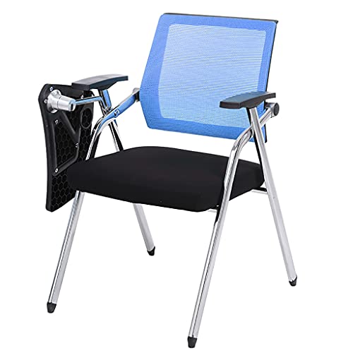 TYHAYJYK Tablet-Armlehnstuhl aus Netzstoff, zusammenklappbar, Bürostühle mit befestigtem Schreibtisch, ergonomisch, Gäste-Nistung, Stapelstuhl, Empfangsstühle für Büro, Schule, Klassenzimmer (blau) TYHAYJYK Tablet-Armlehnstuhl aus Netzstoff, zusammenklappbar, Bürostühle mit befestigtem Schreibtisch, ergonomisch, Gäste-Nistung, Stapelstuhl, Empfangsstühle für Büro, Schule, Klassenzimmer (blau) von TYHAYJYK