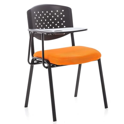 TYHAYJYK Tablet-Sessel, stapelbar, Netzstoff, Wartezimmer, Trainingsstuhl mit Schreibtafel, für Schule, Klassenzimmer, Training, Konferenzraum, Orange, 4 Stück TYHAYJYK Tablet-Sessel, stapelbar, Netzstoff, Wartezimmer, Trainingsstuhl mit Schreibtafel, für Schule, Klassenzimmer, Training, Konferenzraum, Orange, 4 Stück von TYHAYJYK