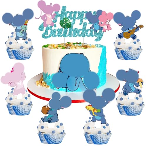 25 Cake Decoration,Kuchen Dekoration,Cupcake Toppers,Cupcake Geburtstag Topper für Junge Mädchen Geburtstag Themen Party von TYLUSPA