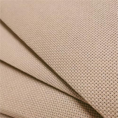 18CT/14CT/11ct/16ct Aida-Kreuzstich-Leinwandstoff, helles Kaffeebraun, 25–25 cm(Coffee,18CT_20*20CM) von TYNXK