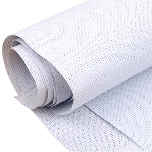 20x20 30x30 30x45 50x50 Stoff 11ct 14ct Kreuzstich Stoff Leinwand kleines Gitter weiß DIY Handwerk Zubehör Nähen Stickerei(11CT,20 * 20cm) von TYNXK