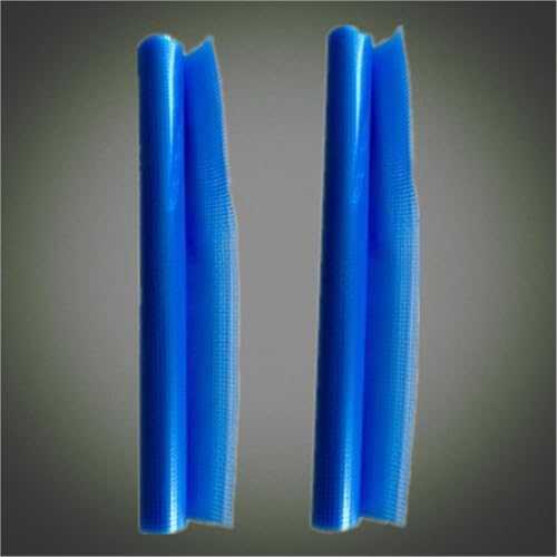 22 * 20CM Wasserlösliche Leinwand Magie Tuch 14CT Kreuz Stich Stoff DIY for Stickerei Zubehör(Blue,22cmx100cm) von TYNXK
