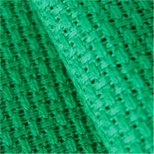 25 x 25 cm Aida-Stoff, 14 Karat Farbe, Kreuzstichstoff, Leinwand, kleines Gitter, weiße Farbnaht, Stickerei(Light yellow,14CT_50-100) von TYNXK