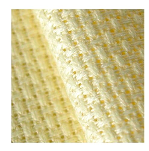 25 x 25 cm Aida-Stoff, 14 Karat Farbe, Kreuzstichstoff, Leinwand, kleines Gitter, weiße Farbnaht, Stickerei(MULTI,14CT_25-25) von TYNXK