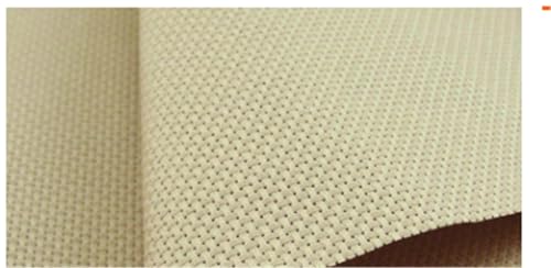 25 x 25 cm Aida-Stoff, 14 Karat Farbe, Kreuzstichstoff, Leinwand, kleines Gitter, weiße Farbnaht, Stickerei(Orange,14CT_25-25) von TYNXK
