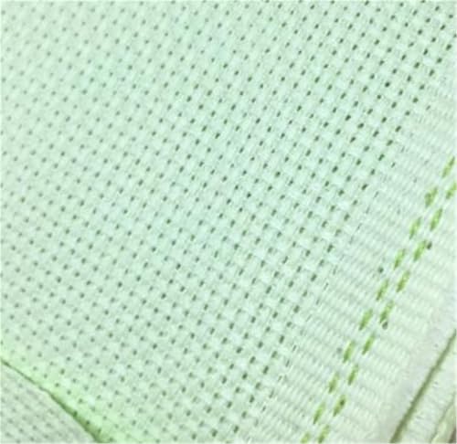 Aida verschiedene Farben 14CT Kreuzstich Stoff Leinwand DIY handgemachte Handarbeiten Nähen Handwerk(Black,25x25cm) von TYNXK