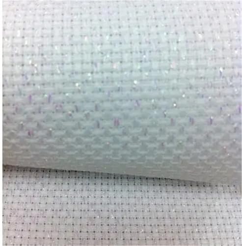 Aida verschiedene Farben 14CT Kreuzstich Stoff Leinwand DIY handgemachte Handarbeiten Nähen Handwerk(Blue,40x40cm) von TYNXK