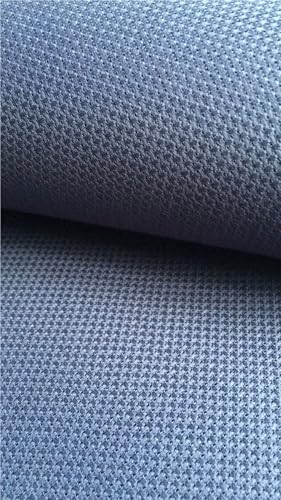 Aida verschiedene Farben 14CT Kreuzstich Stoff Leinwand DIY handgemachte Handarbeiten Nähen Handwerk(Dark Grey,50x50cm) von TYNXK