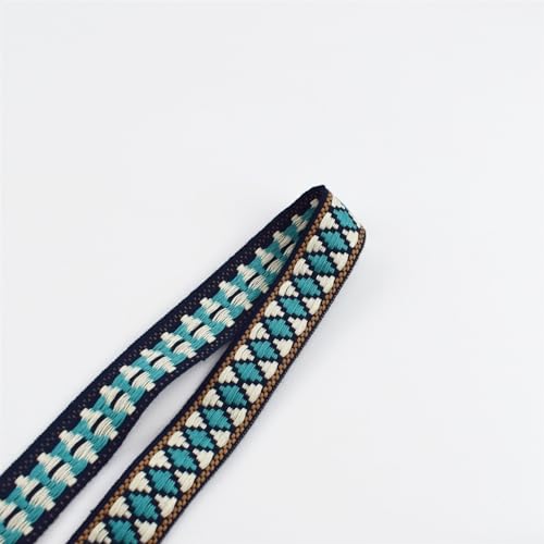 TYNXK Gurtband Polypropylen 25 mm Ethno-Stil, Stickerei, Gurtband, Vorhänge, Heimtextilien, Kleidung, Taschen, Riemen, Spitze, DIY, Nähmaterial, Zubehör Gurtband ReißFestigkeit (Color : Blue White) TYNXK Gurtband Polypropylen 25 mm Ethno-Stil, Stickerei, Gurtband, Vorhänge, Heimtextilien, Kleidung, Taschen, Riemen, Spitze, DIY, Nähmaterial, Zubehör Gurtband ReißFestigkeit (Color : Blue White) von TYNXK