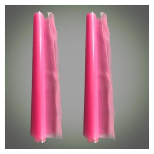 Wasserlösliches Leinwandtuch 14CT Kreuzstichstoff verschwindet im Wasser DIY wasserlösliche Leinwand for Stickereizubehör(Pink,22x20cm) von TYNXK
