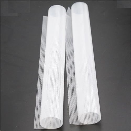 Wasserlösliches Leinwandtuch 14CT Kreuzstichstoff verschwindet im Wasser DIY wasserlösliche Leinwand for Stickereizubehör(White,22x100cm) von TYNXK
