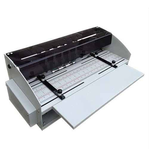 Papierritzmaschine, 470 mm breites Rillen- und Perforierwerkzeug für Karton bis zu 500 g/m², mit einstellbarer Klingentiefe und Schneidefunktion Papierritzmaschine, 470 mm breites Rillen- und Perforierwerkzeug für Karton bis zu 500 g/m², mit einstellbarer Klingentiefe und Schneidefunktion von TYQMYSM