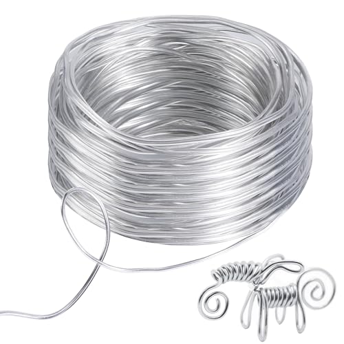 Basteldraht 3mm x 20m Aluminium Silberdraht Weich & Biegsam – Perfekt für Schmuckherstellung, DIY Bastelprojekte, Modellbau Basteldraht 3mm x 20m Aluminium Silberdraht Weich & Biegsam – Perfekt für Schmuckherstellung, DIY Bastelprojekte, Modellbau von TYSM-CC