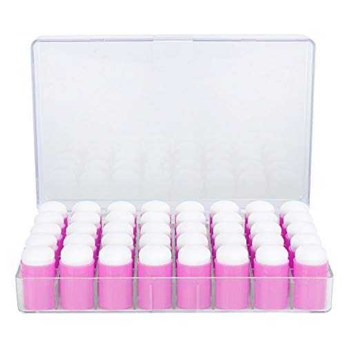 TYTOGE 40 Stück Fingerschwamm Daubers Art Ink Stamping Card Craft Zeichnen Finger Malschwamm (Rosa) von TYTOGE