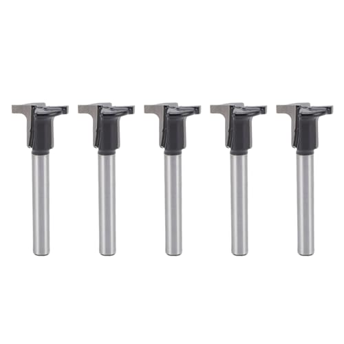 TYTOGE 5pcs Lichtbogen Bieger Router Bit, Zementiertes Carbid T Typ 2 in 1 Router Bit für Holztürschrank TYTOGE 5pcs Lichtbogen Bieger Router Bit, Zementiertes Carbid T Typ 2 in 1 Router Bit für Holztürschrank von TYTOGE