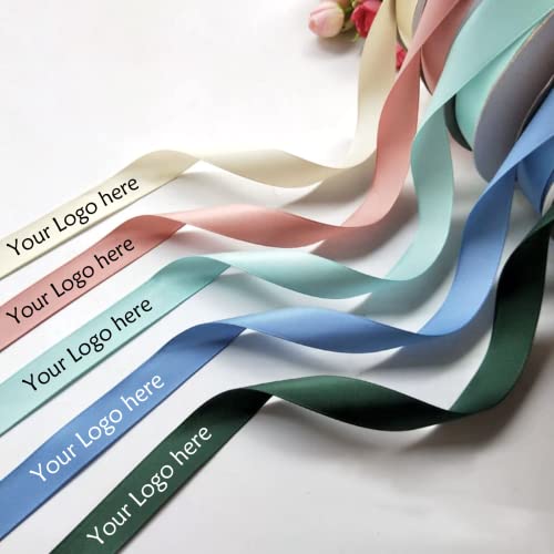 Personalisierte Bänder für Hochzeitsgeschenke, personalisiertes Band mit Namen, individuelles Band, personalisiertes Abschlussband, personalisierte Bänder für Hochzeitsgeschenke (90 m, 10 mm) von TYU