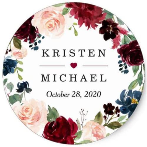 Personalisierter, runder Etiketten-Aufkleber, individueller Firmenname, individueller Name, Datum, Dankeschön-Aufkleber für Brautparty, Party, Geschenke, D, 7 cm Personalisierter, runder Etiketten-Aufkleber, individueller Firmenname, individueller Name, Datum, Dankeschön-Aufkleber für Brautparty, Party, Geschenke, D, 7 cm von TYU