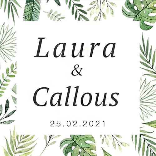 Personalisierter Aufkleber, personalisierbar, Logo, Hochzeit, Geburtstage, Taufe, Aufkleber, Werbeaktion, Shop, Verpackungsetiketten, D, 7 cm, 2,5–7 cm Personalisierter Aufkleber, personalisierbar, Logo, Hochzeit, Geburtstage, Taufe, Aufkleber, Werbeaktion, Shop, Verpackungsetiketten, D, 7 cm, 2,5–7 cm von TYU