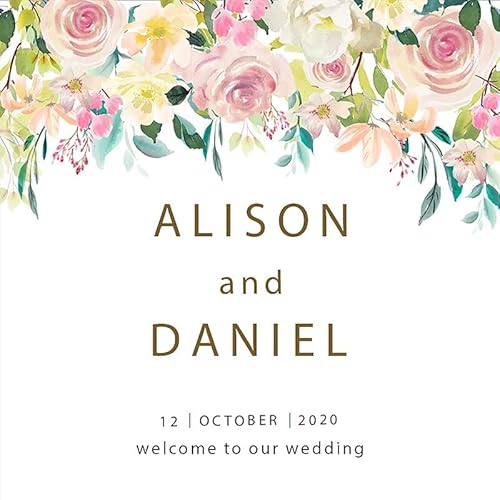 Personalisierter Aufkleber, personalisierbar, Logo, Hochzeit, Geburtstage, Taufe, Aufkleber, Werbeaktion, Shop, Verpackungsetiketten (H,6 cm) von TYU