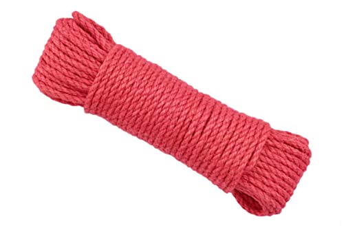 6 mm breit, natürliche Farbe, Jute-Seil, Hanf, gedrehte Kordel, Makramee-Schnur, DIY-Handwerk, handgefertigte Dekoration, 20 m, Rot 6 mm breit, natürliche Farbe, Jute-Seil, Hanf, gedrehte Kordel, Makramee-Schnur, DIY-Handwerk, handgefertigte Dekoration, 20 m, Rot von TYUHNLSBN