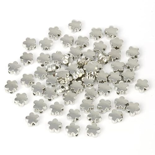 100 teile/los 6x3mm innen loch stern gold silber farbe lose distanzscheibe acryl perlen diy schmucksachen machen entdeckungen charme perlen-6x3mm blume, 200 stücke 100 teile/los 6x3mm innen loch stern gold silber farbe lose distanzscheibe acryl perlen diy schmucksachen machen entdeckungen charme perlen-6x3mm blume, 200 stücke von TYUTEQN