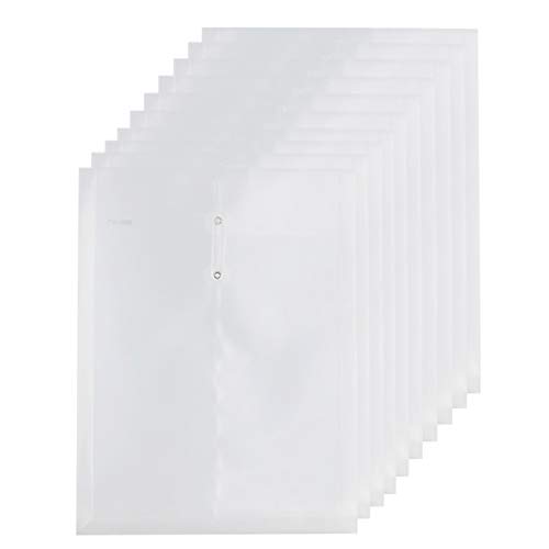 Aktenmappen, Aktenumschläge, Aktenordner, 12 Stück, A4-Kunststoff-Aktenordner, transparent, A4-Aktentaschen, extra dick, wasserdicht, Aktenordner, Akten-Organizer Aktenmappen, Aktenumschläge, Aktenordner, 12 Stück, A4-Kunststoff-Aktenordner, transparent, A4-Aktentaschen, extra dick, wasserdicht, Aktenordner, Akten-Organizer von TYUrmiui