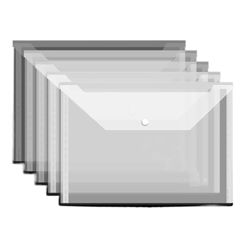 Aktenmappen, Aktenumschläge, Aktenordner, dicke Aktentasche, transparent, wasserdicht, A4-Kunststoff-Informationstasche mit Schnappverschluss, Portfolio-Aufbewahrungstasche, Ordner, Bürobedarf, 30/50 Aktenmappen, Aktenumschläge, Aktenordner, dicke Aktentasche, transparent, wasserdicht, A4-Kunststoff-Informationstasche mit Schnappverschluss, Portfolio-Aufbewahrungstasche, Ordner, Bürobedarf, 30/50 von TYUrmiui