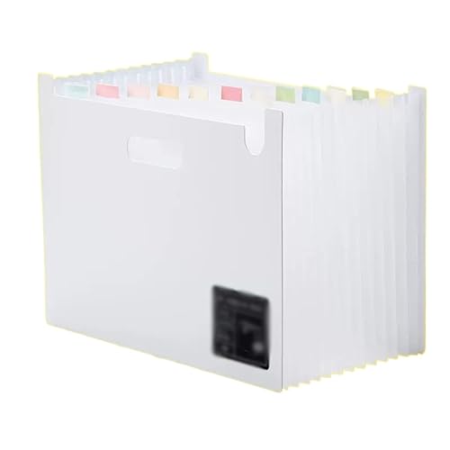 Aktenmappen, Aktenumschläge, Dateiordner, vertikaler Handheld-Ordner, 13 Schichten großer Datenspeicher-Einsatztasche, horizontaler Stretch-Datei-Organisationsordner, Datei-Organizer (Farbe: Rosa) (Fa von TYUrmiui