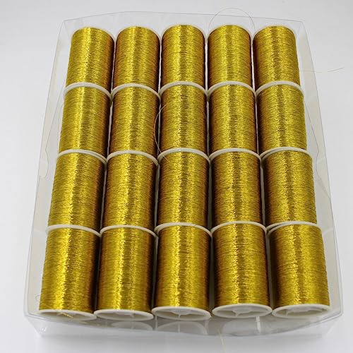 Baumwollgarn, 1 Box Needle Work Sewing Craft Spool Thread Embroidery Glitter Yarn Crafts Baumwollgarn, 1 Box Needle Work Sewing Craft Spool Thread Embroidery Glitter Yarn Crafts von TYUrmiui