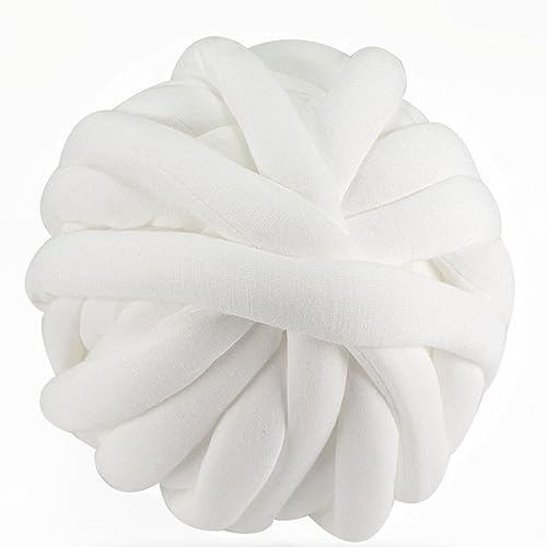Baumwollgarn, 240g Chunky Knit Carpet Cotton Tube Yarn DIY Weaving Super Bulky Yarns Baumwollgarn, 240g Chunky Knit Carpet Cotton Tube Yarn DIY Weaving Super Bulky Yarns von TYUrmiui