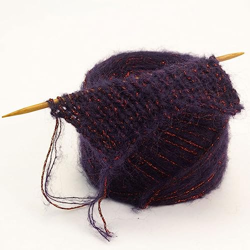 Baumwollgarn, 250g Gold Silver Silk Wool Metallized Yarn Skein DIY Thick Crochet Knit Yarn Baumwollgarn, 250g Gold Silver Silk Wool Metallized Yarn Skein DIY Thick Crochet Knit Yarn von TYUrmiui