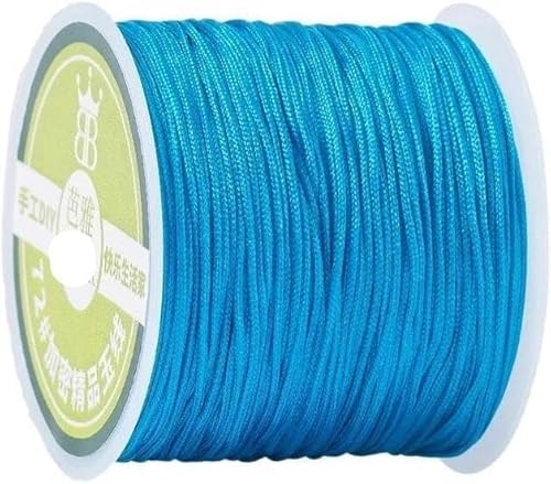 Geflochtenes Seil, 0,8 mm Nylonschnur Seil Halskette Armband Seil geflochtene Quasten DIY Perlen String Geflochtenes Seil, 0,8 mm Nylonschnur Seil Halskette Armband Seil geflochtene Quasten DIY Perlen String von TYUrmiui