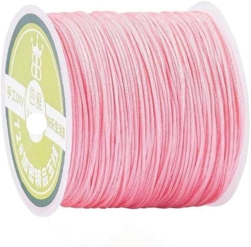 Geflochtenes Seil, 0,8 mm Nylonschnur Seil Halskette Armband Seil geflochtene Quasten DIY Perlen String von TYUrmiui
