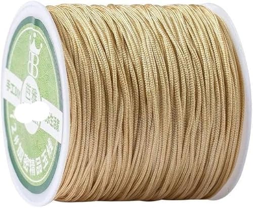 Geflochtenes Seil, 0,8 mm Nylonschnur Seil Halskette Armband Seil geflochtene Quasten DIY Perlen String Geflochtenes Seil, 0,8 mm Nylonschnur Seil Halskette Armband Seil geflochtene Quasten DIY Perlen String von TYUrmiui