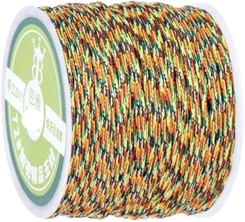 Geflochtenes Seil, 0,8 mm Nylonschnur Seil Halskette Armband Seil geflochtene Quasten DIY Perlen String Geflochtenes Seil, 0,8 mm Nylonschnur Seil Halskette Armband Seil geflochtene Quasten DIY Perlen String von TYUrmiui