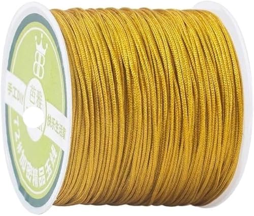 Geflochtenes Seil, 0,8 mm Nylonschnur Seil Halskette Armband Seil geflochtene Quasten DIY Perlen String Geflochtenes Seil, 0,8 mm Nylonschnur Seil Halskette Armband Seil geflochtene Quasten DIY Perlen String von TYUrmiui