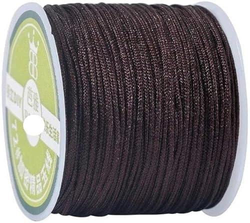 Geflochtenes Seil, 0,8 mm Nylonschnur Seil Halskette Armband Seil geflochtene Quasten DIY Perlen String Geflochtenes Seil, 0,8 mm Nylonschnur Seil Halskette Armband Seil geflochtene Quasten DIY Perlen String von TYUrmiui