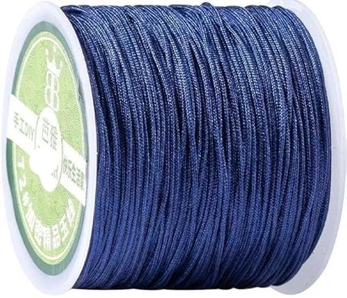 Geflochtenes Seil, 0,8 mm Nylonschnur Seil Halskette Armband Seil geflochtene Quasten DIY Perlen String Geflochtenes Seil, 0,8 mm Nylonschnur Seil Halskette Armband Seil geflochtene Quasten DIY Perlen String von TYUrmiui