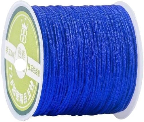 Geflochtenes Seil, 0,8 mm Nylonschnur Seil Halskette Armband Seil geflochtene Quasten DIY Perlen String Geflochtenes Seil, 0,8 mm Nylonschnur Seil Halskette Armband Seil geflochtene Quasten DIY Perlen String von TYUrmiui