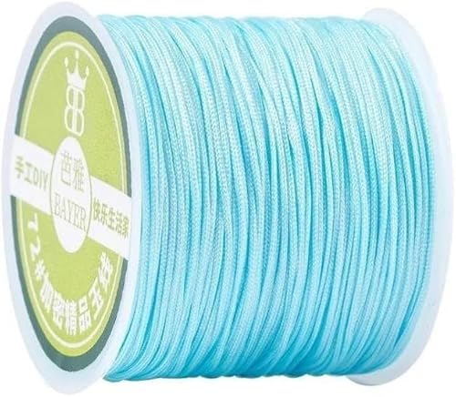 Geflochtenes Seil, 0,8 mm Nylonschnur Seil Halskette Armband Seil geflochtene Quasten DIY Perlen String Geflochtenes Seil, 0,8 mm Nylonschnur Seil Halskette Armband Seil geflochtene Quasten DIY Perlen String von TYUrmiui