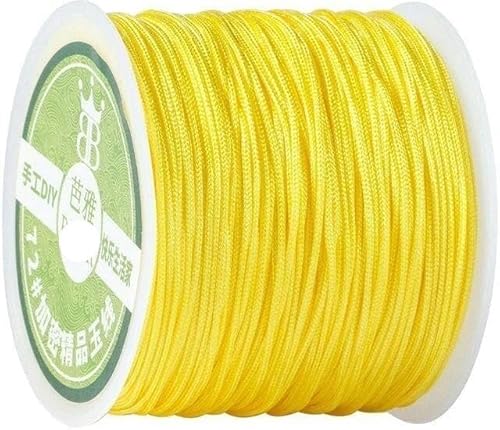 Geflochtenes Seil, 0,8 mm Nylonschnur Seil Halskette Armband Seil geflochtene Quasten DIY Perlen String Geflochtenes Seil, 0,8 mm Nylonschnur Seil Halskette Armband Seil geflochtene Quasten DIY Perlen String von TYUrmiui